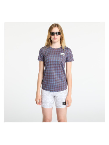 Тениска SAYSKY W Houndstooth Combat T-Shirt Blue Aop XS