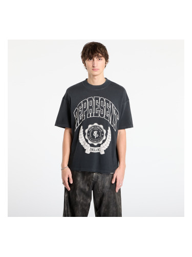 Тениска REPRESENT Legacy Crest T-Shirt Stained Black S