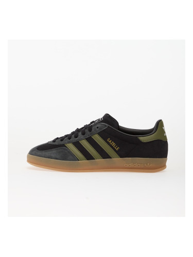 Сникърси adidas Gazelle Indoor Core Black/ Focus Olive/ Carbon EUR 44 2/3