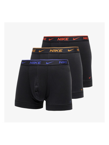 Боксерки Nike DRI-FIT Everyday Cotton Stretch Trunk 3-Pack Black M