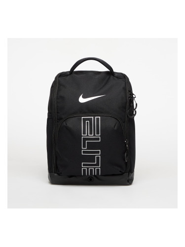Nike Varsity Elite Basketball Shoe Bag (14L) Black/ Black/ Metallic Silver 14 l