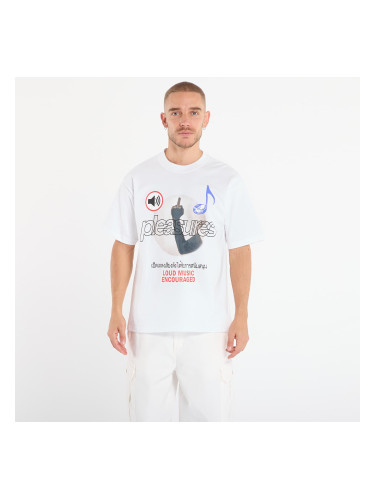 Тениска PLEASURES Loud Music T-Shirt White L