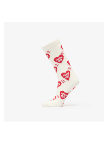 Чорапи HUMAN MADE Heart Socks 1-pack White M
