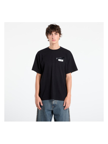Тениска MM6 Maison Margiela Trompe l'oeil T-Shirt Black L