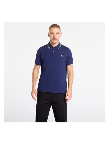 Тениска FRED PERRY Twin Tipped Fred Perry Shirt Frnvy/ Chgld/ Stbl L
