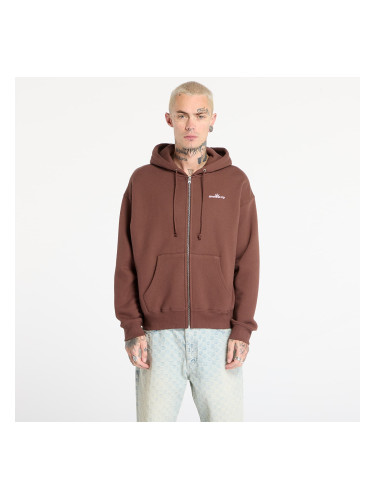 Суитшърт Awake NY Crown Logo Full-Zip Hoodie Brown L