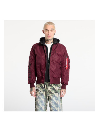 Яке Alpha Industries MA-1 D-Tec Sleeve Embroidery Dark Cherry M