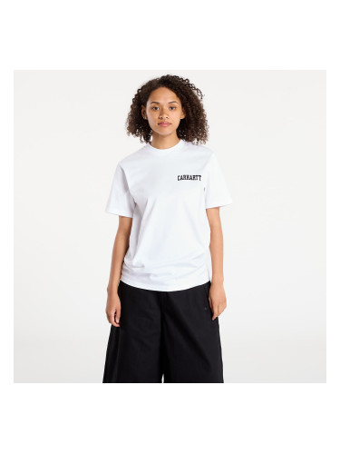 Тениска Carhartt WIP S/S University Script T-Shirt UNISEX White/ Black L
