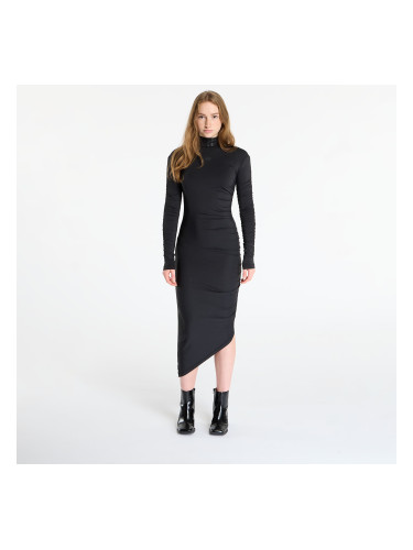 Облекло adidas Ruched Maxi Dress Black L