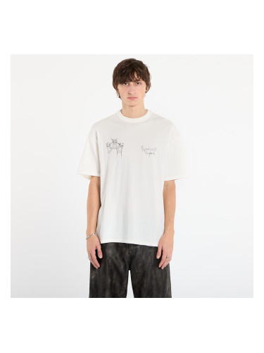 Тениска REPRESENT Hand Drawn Thoroughbred Dogs T-Shirt Flat White XL