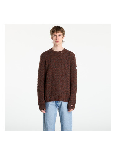 Пуловер MM6 Maison Margiela Crewneck Dark Grey Melange/ Brown L