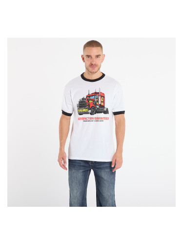 Тениска PLEASURES Big Load Ringer T-Shirt White S
