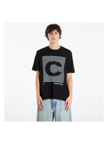 Тениска Calvin Klein Jeans Ss 20S Io Ck Speaker Graphic Tee Black L