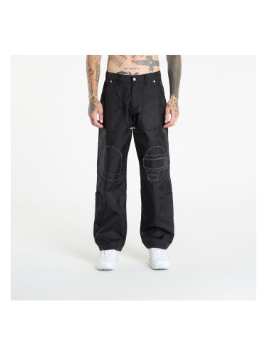 Панталони PLEASURES Daft Club Helmets Nylon Work Pants Black 30