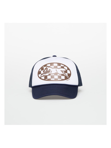 Шапка Billionaire Boys Club Icecream Checker Running Dog Trucker Cap Ecru/ Navy Universal