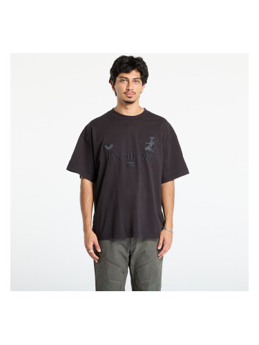 Тениска Umbro Manc T-Shirt Washed Black L