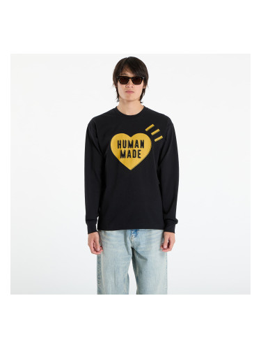 Тениска HUMAN MADE Graphic L/S T-Shirt Black L