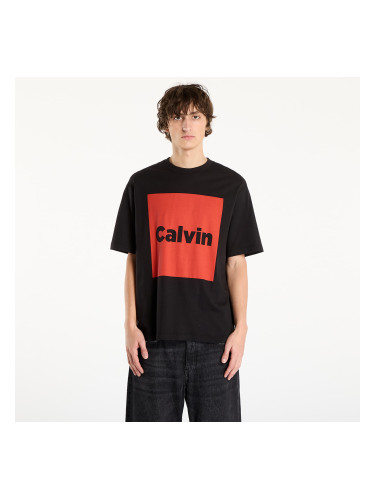 Тениска Calvin Klein Jeans Ss 16S Io Calvin Box Graphic Tee Black L