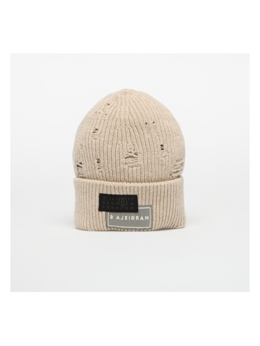 Шапка MM6 Beanie Beige Melange S