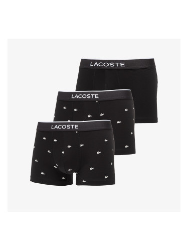 Боксерки LACOSTE 3-Pack Trunk Black XL