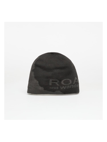 Шапка ROA X And Wander Logo Cotton Beanie Black Universal