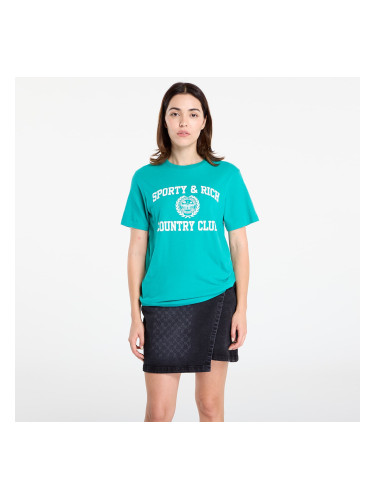 Тениска Sporty & Rich Varsity Crest Soft T-Shirt UNISEX Spring Green S