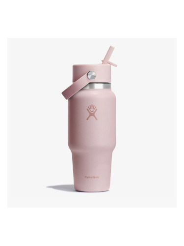 Hydro Flask 709 ml Wide Flex Straw Travel Bottle Trillium Universal