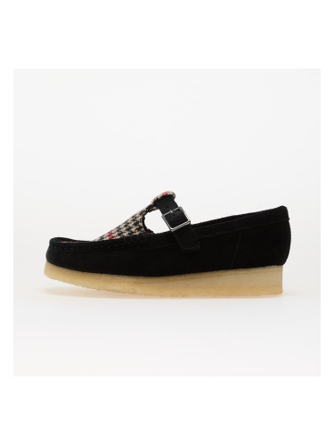 Обувки Clarks Originals Wallabee T Bar Black Tweed Comb 6.5