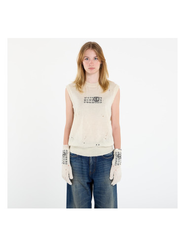 Елек MM6 Gilet Off White XL