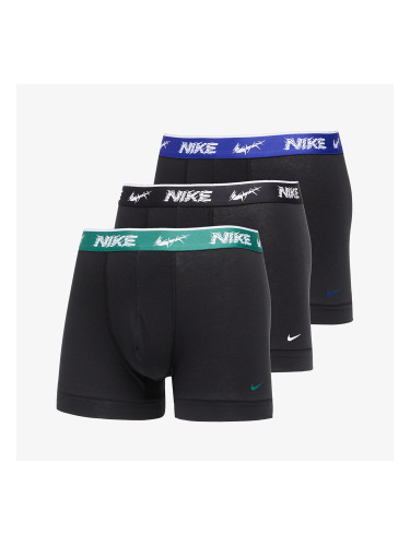 Боксерки Nike DRI-FIT Everyday Cotton Stretch Trunk 3-Pack Black S