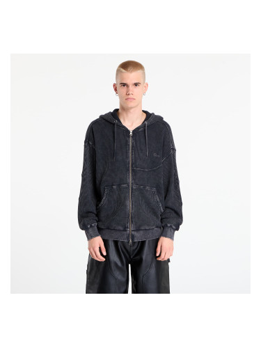 Суитшърт DIME Premium Waffle Zip Hoodie UNISEX Faded Black L