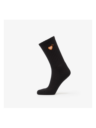 Чорапи HUMAN MADE Pile Socks 1-pack Black M
