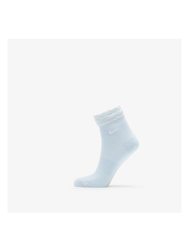 Nike Women's Artist Collection Ankle Socks 1-Pack Blue Tint/ Summit White L