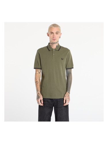 Риза FRED PERRY Twin Tipped Fred Perry Shirt Lrlwrthgreen/ Blk M