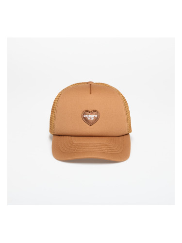Шапка Carhartt WIP Heart Patch Trucker Cap Hamilton Brown Universal