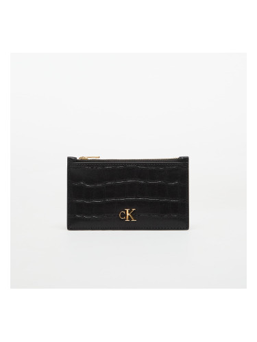 Портфейл Calvin Klein Croc 6 Cc Cardcase Black Universal