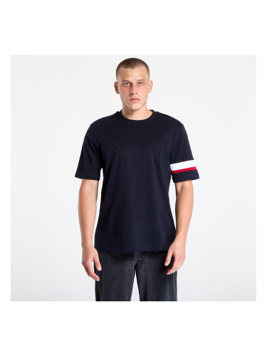 Тениска Tommy Hilfiger Rwb Insert Tee Desert Sky S