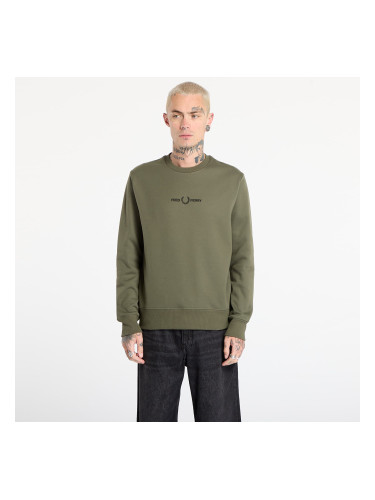 Суитшърт FRED PERRY Embroidered Sweatshirt Laurel W Grn M