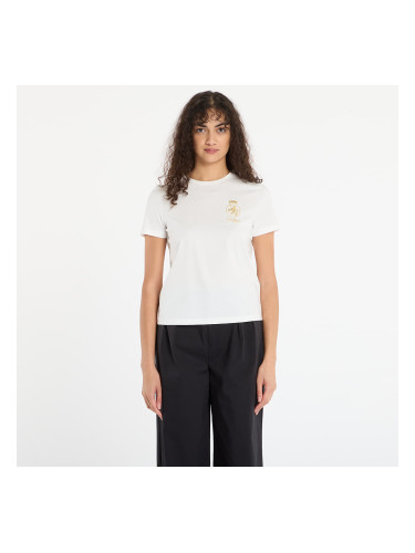 Тениска Tommy Hilfiger Gold Crest Reg Ss Tee White XS