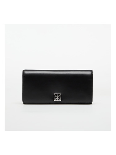 Портфейл Calvin Klein Emblem Hw Long Bifold Wallet Black Universal