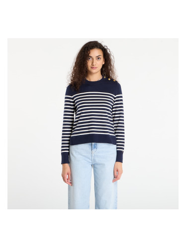 Пуловер Tommy Hilfiger Co Jersey Mid Gg Ls Gold Btn Swt Navy/ White S