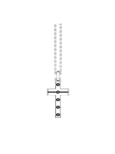 Сребърно мъжко колие Zancan ESC047-60