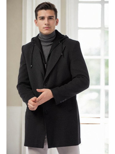 PLT9376 DEWBERRY MEN'S COAT-ANTHRACITE