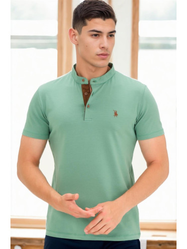 T9560 DEWBERRY T-SHIRT-LIGHT KHAKI