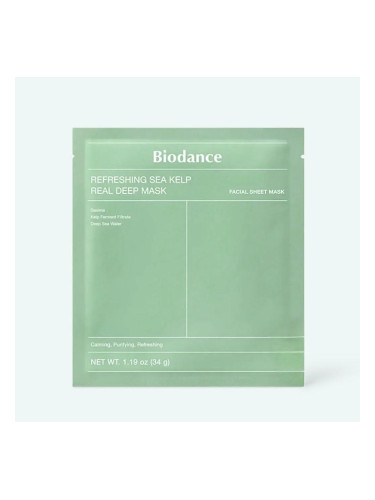 BIODANCE | Refreshing Sea Kelp Real Deep Mask, 34 g