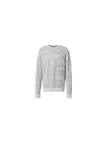 IrieDaily Theo Structure Knit Grey Мъже - Суитшърти и блузи с качулка IrieDaily - Сив - 615D231-705-L - Size: L