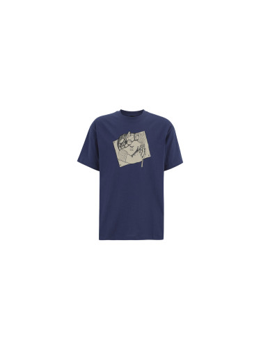 IrieDaily Hand Drawn T-Shirt Мъже - Тениски IrieDaily - Син - 115D395-318-L - Size: L