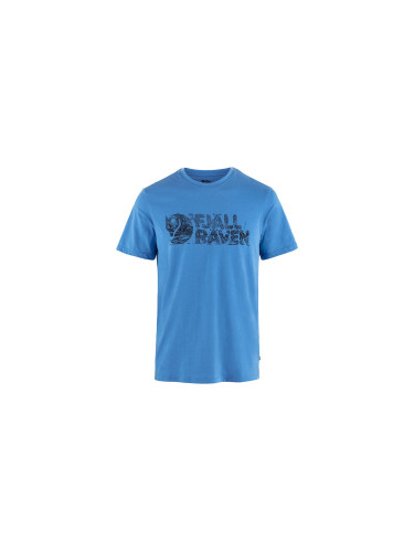 Fjällräven Lush Logo T-shirt M Blue Мъже - Тениски Fjällräven - Син - F12600219-525-S - Size: S