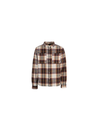 IrieDaily Chillax Lumber Shirt Мъже - Риза IrieDaily - Кафяв - 514D341-607-L - Size: L