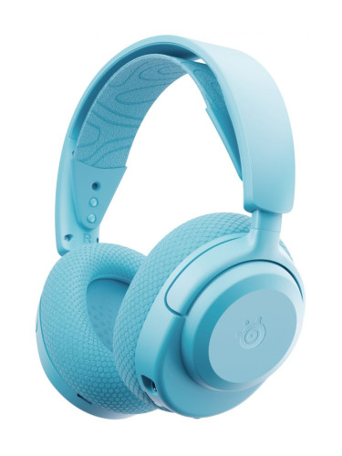  Гейминг слушалки SteelSeries - Arctis Nova 3PW, безжични, сини
